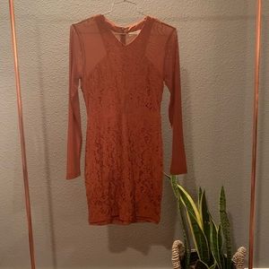 Lush Bodycon Lace Dress